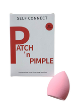Load image into Gallery viewer, Patch &#39;n Pimple  Patches + Pink Makeup Sponge
